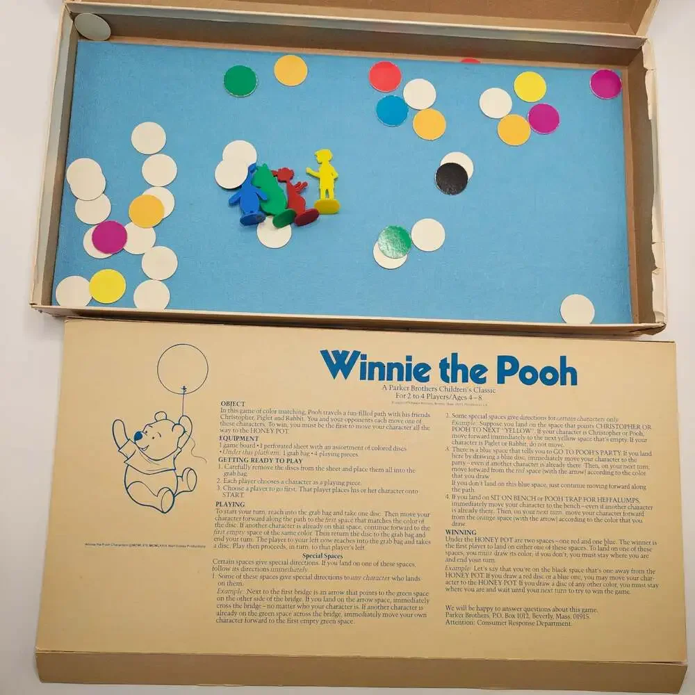 Vintage 1979 Walt Disney's Winnie the Pooh Game by Parker Brothers